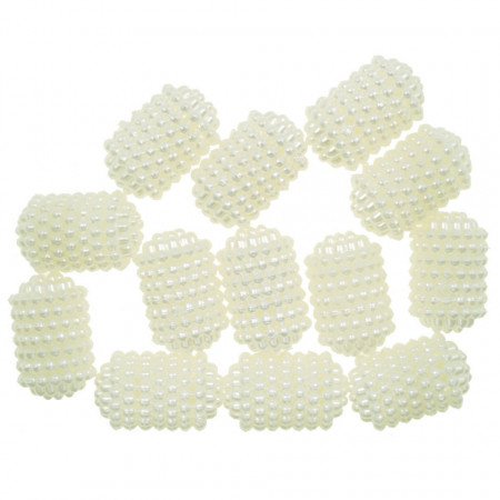 Perla mura feliata ovala ivoar 18x11mm 15g (13buc)