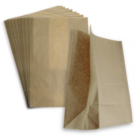 Punga hartie craft natur 18x12x27,5cm 10/set