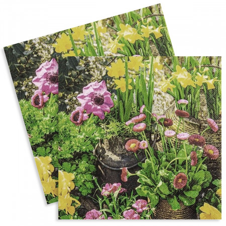 Servetel Primavara in gradina 33x33cm 2/set 212301