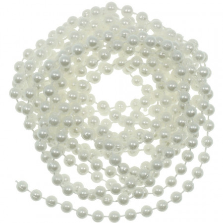 Sir perle alb 6mm x 3m