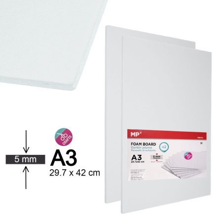 Spuma alba A3 x 5mm 2/set MP PN731