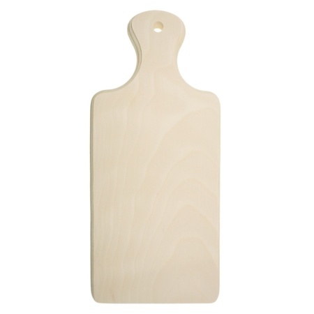 Tocator lemn cu coada profil ondulat 40,5x18x1,5cm KD827F