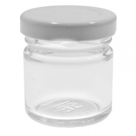 Borcan sticla cu capac 30ml