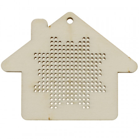 Casuta placaj perforat pentru cusaturi 6,2x5,4cm
