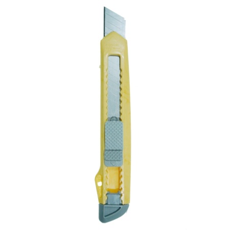Cutter maner galben retractabil latime 1,2cm C384