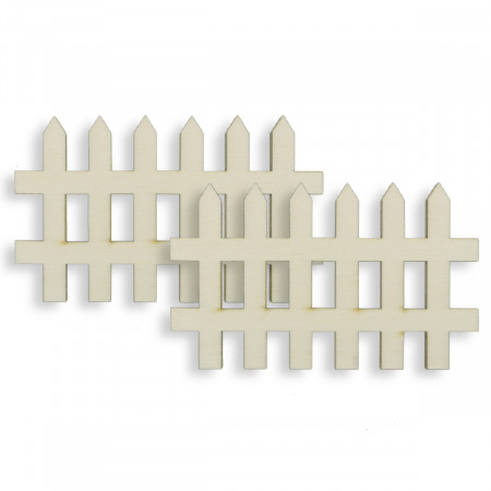 Gardut placaj 6 elemente 9,9x6cm 2/set