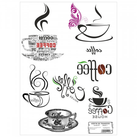Hartie de transfer model-3 Coffee A4