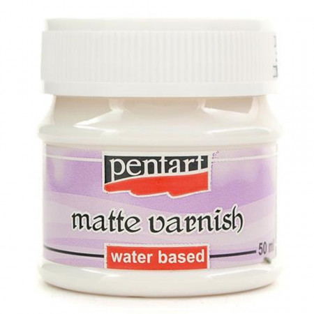 Lac mat pe baza de apa 50ml Pentart 2450