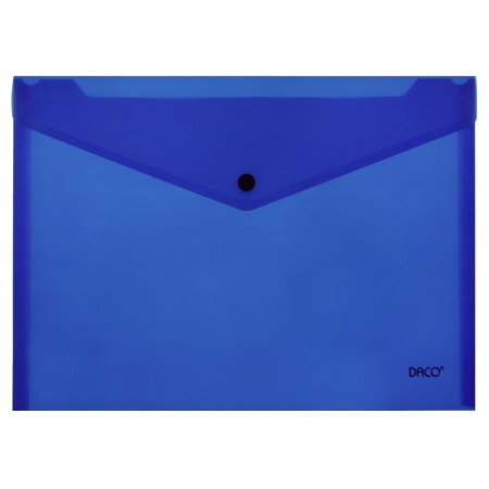 Mapa plastic plic albastru cu capsa A4 Daco MP120A