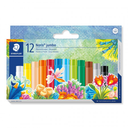 Pastel ulei Noris Jumbo 12 culori/set Staedtler 243 NC12