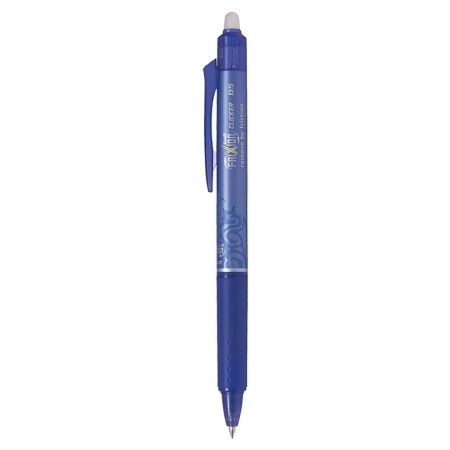 Pix gel albastru Pilot Frixion 0,5mm clicker + guma