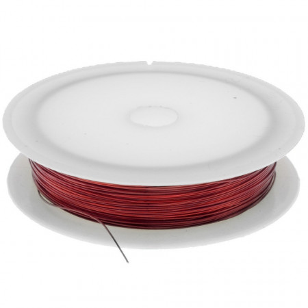 Sarma de modelaj rosie 0,4mm x 14m/rola