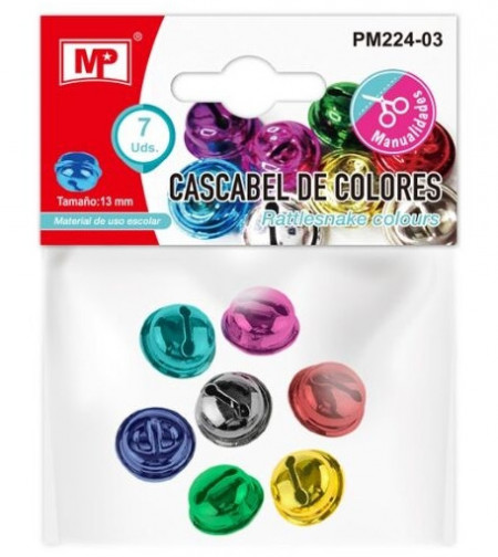 Zurgalai multicolori 1,3cm 7/set MP PM224-03