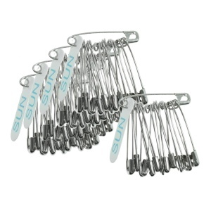 Ac de siguranta argintiu 3cm 60buc/set(5)