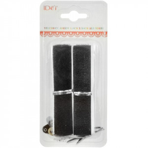 Banda scai adeziva (velcro) neagra 2x50cm 055920
