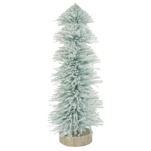 Brad sarma verde nins cu suport lemn 31cm