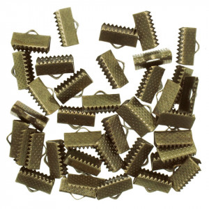 Capat panglica zimtat bronz 13mm 18g (39buc)