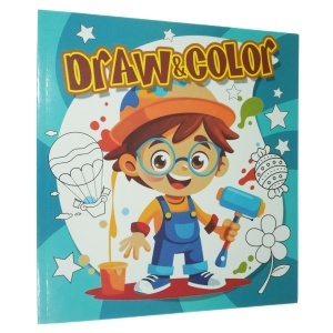 Carte de colorat 23x25cm 64 pagini imagini diverse BK4199-2