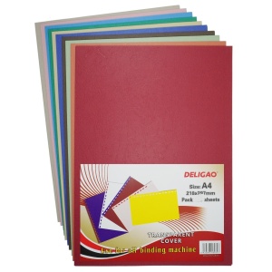 Carton imitatie piele 10 culori A4 230g 100/set