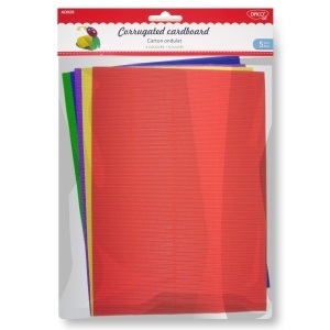 Carton ondulat 5/set A4 Daco multicolor AD028