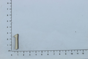 Cifra placaj -1- 2,5cm 5/set - Img 2