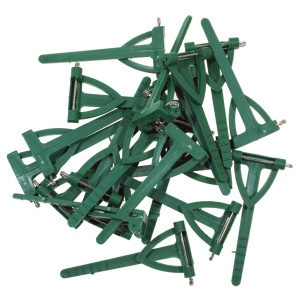 Cocarda T verde 7cm 20/set