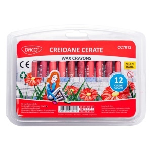 Creion color cerat 12/set Daco CC7012