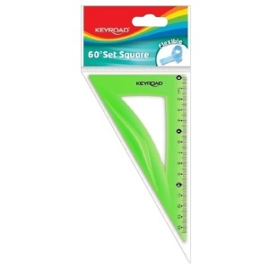 Echer plastic 14cm flexibil verde 30/60 grade Keyroad KR970958 e259