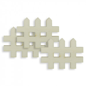Gardut placaj 3 elemente 5,5x4cm 3/set