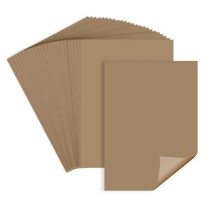 Hartie color maro scolar A4 80g 25/set Clariana