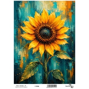 Hartie de orez Flori, insecte - 14 20x27,5cm