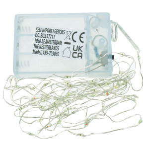 Instalatie luminoasa 3m cu 80 becuri lumina multicolora si 3 baterii(neincluse) AX9703030 - Img 3