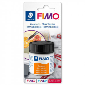 Lac lucios pe baza de apa Fimo 35ml Staedtler 8704 01 BK