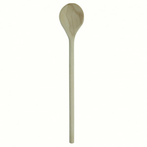 Lingura lemn rotunda 32cm R32