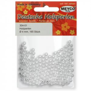 Margele lemn rotunde 4mm 165/set Meyco 304 - Img 8