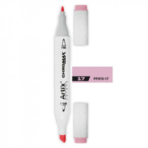 Marker pe baza de alcool cu 2 capete varf rotund si tesit 1mm/2-5mm Artix PP915 - Img 9