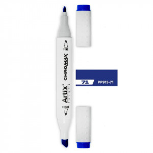 Marker pe baza de alcool cu 2 capete varf rotund si tesit 1mm/2-5mm Artix PP915 - Img 39