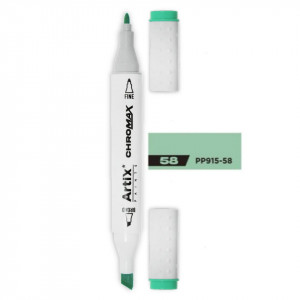 Marker pe baza de alcool cu 2 capete varf rotund si tesit 1mm/2-5mm Artix PP915 - Img 49