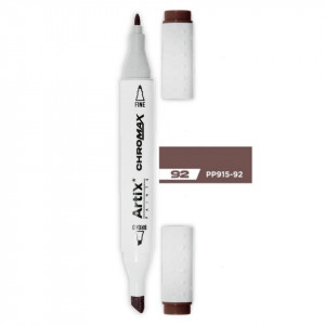 Marker pe baza de alcool cu 2 capete varf rotund si tesit 1mm/2-5mm Artix PP915 - Img 77