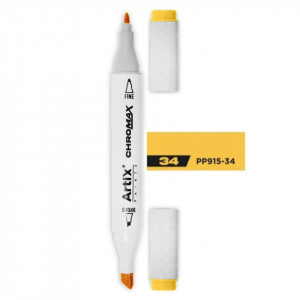 Marker pe baza de alcool cu 2 capete varf rotund si tesit 1mm/2-5mm Artix PP915 - Img 87