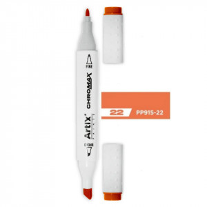 Marker pe baza de alcool cu 2 capete varf rotund si tesit 1mm/2-5mm Artix PP915 - Img 97
