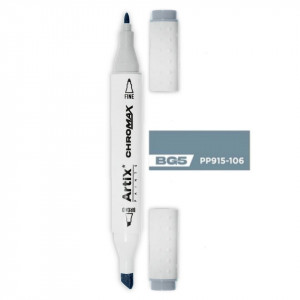 Marker pe baza de alcool cu 2 capete varf rotund si tesit 1mm/2-5mm Artix PP915 - Img 107