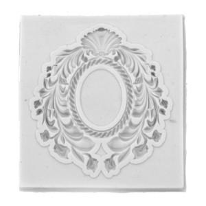 Matrita silicon dreptunghiulara rama decor 7,2x7,9x0,5cm 825236 gri