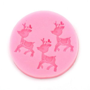 Matrita silicon rotunda reni 5,8x0,9cm 812355 roz