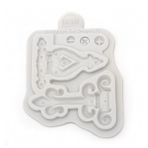 Matrita silicon zavor retro 8,7x10x0,8cm 824105 gri