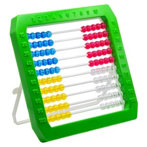 Numaratoare plastic culori diverse 16x16x2cm