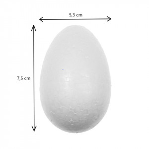 Ou polistiren 7,5cm 20/set Meyco 43061 - Img 2