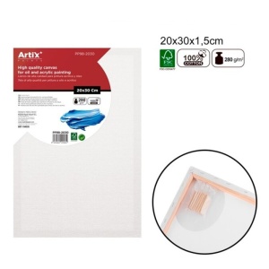 Panza pictura bumbac <50cm 280g pe sasiu de 1,5cm Artix PP98 - Img 5