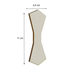 Papion placaj model-2 11x4,5cm - Img 2