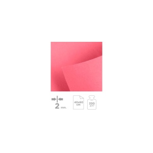 Pasla tare 40x60cm x 2mm MP roz aprins PN690-04 - Img 2